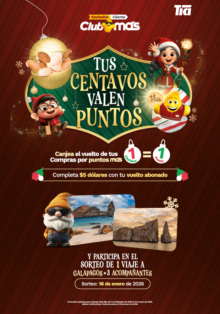 TUS CENTAVOS VALEN PUNTOS